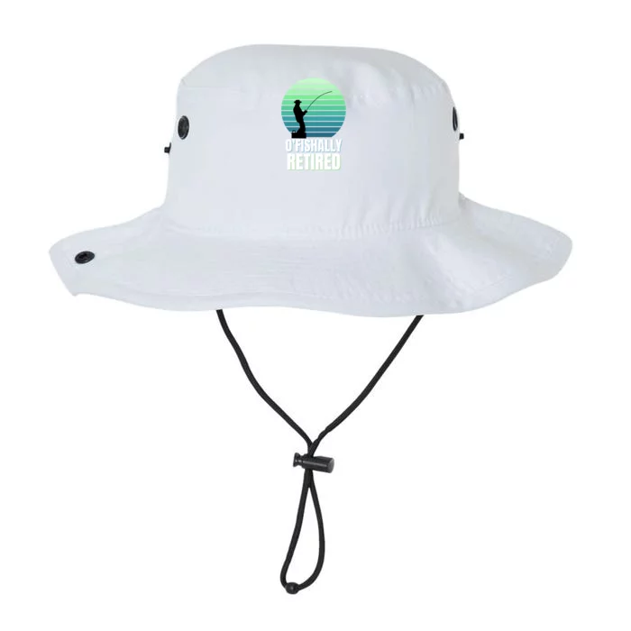 Fishing Fisherman Retiree Retired Cool Gift Ofishally Retired Funny Gift Legacy Cool Fit Booney Bucket Hat