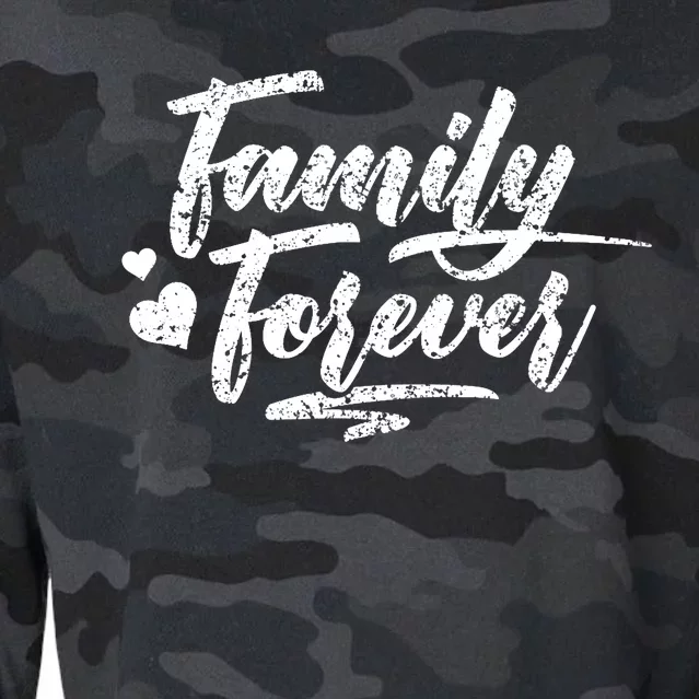 Family Forever Reunion Relatives Families Party Cropped Pullover Crew