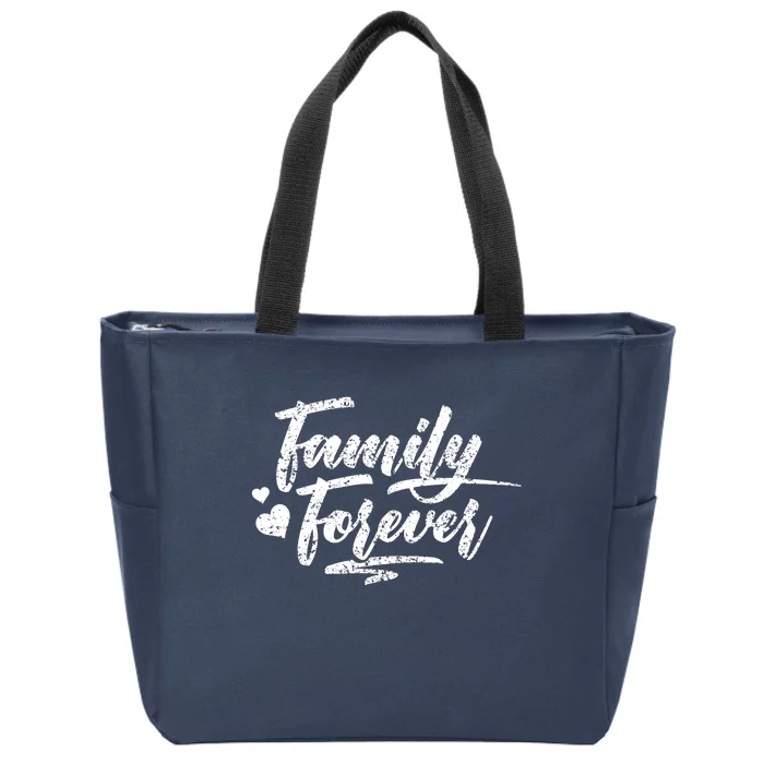 Family Forever Reunion Relatives Families Party Zip Tote Bag