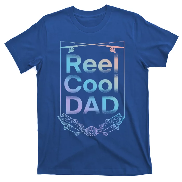 Funny Fishing Reel Cool Dad Funny Fishing Dad Gift T-Shirt