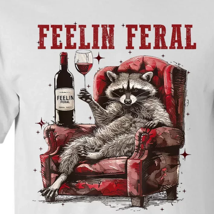 Feeling Feral Racoon Tall T-Shirt