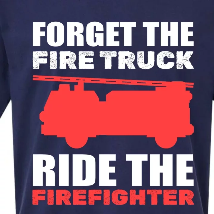 Funny Fire Rescue Firefighter Cute Gift Sueded Cloud Jersey T-Shirt