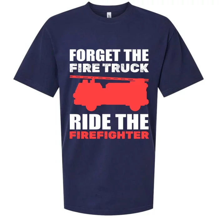 Funny Fire Rescue Firefighter Cute Gift Sueded Cloud Jersey T-Shirt