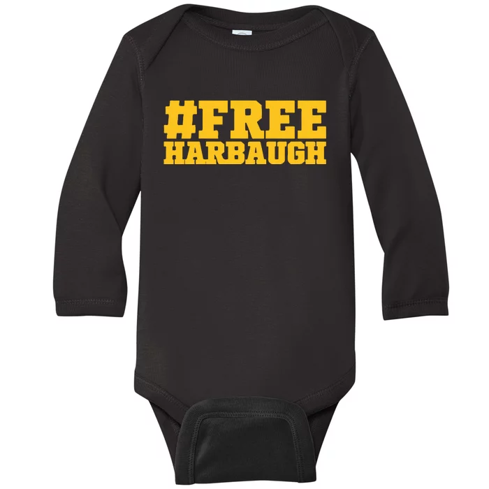 FreeHarbaugh Baby Long Sleeve Bodysuit