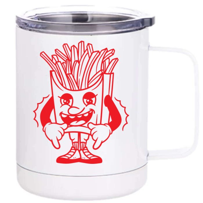 Fries Front & Back 12oz Stainless Steel Tumbler Cup