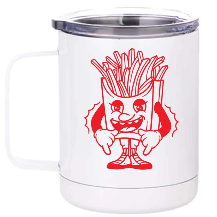 Fries Front & Back 12oz Stainless Steel Tumbler Cup