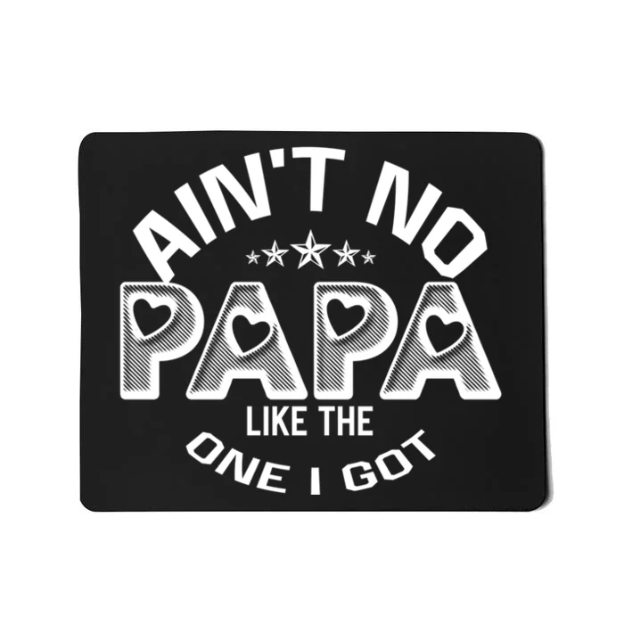 Funny Family Reunion Fathers Day AinT No Papa Like The One I Got Mousepad