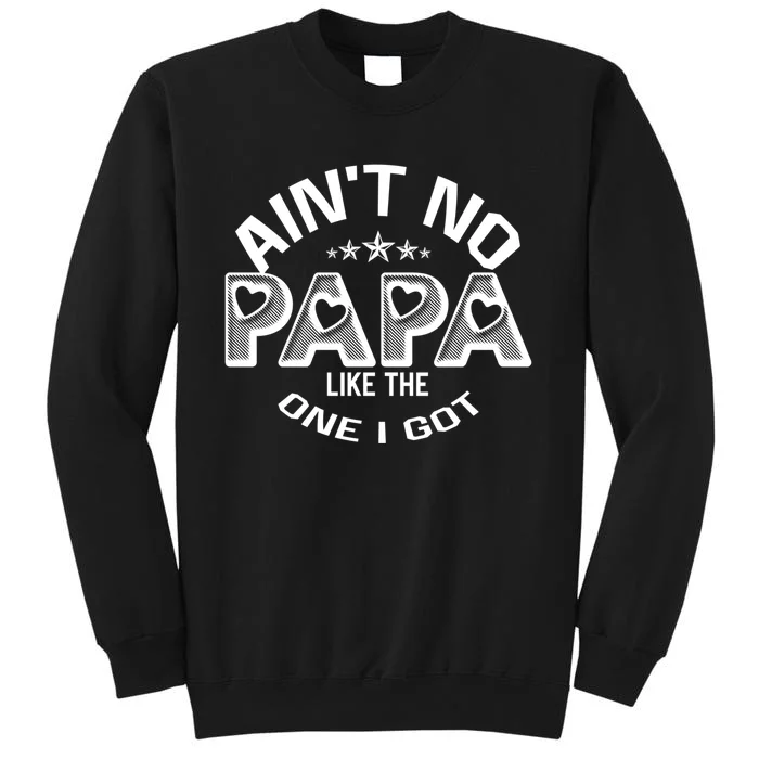 Funny Family Reunion Fathers Day AinT No Papa Like The One I Got Tall Sweatshirt