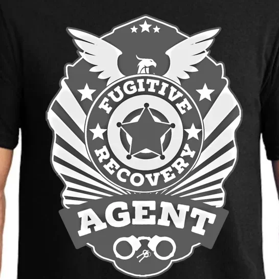 Fra Fugitive Recovery Agent Badge Bounty Hunter Uniform Cute Gift Pajama Set