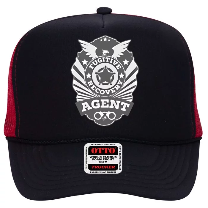 Fra Fugitive Recovery Agent Badge Bounty Hunter Uniform Cute Gift High Crown Mesh Trucker Hat