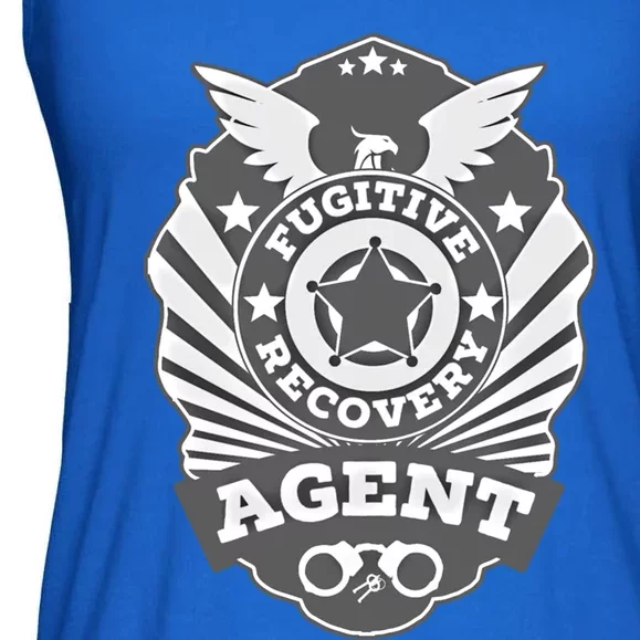 Fra Fugitive Recovery Agent Badge Bounty Hunter Uniform Cute Gift Ladies Essential Flowy Tank