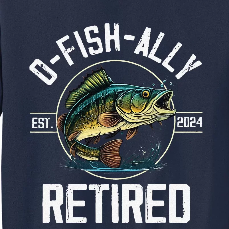 Fisherman Fishing Retirement Gift Ofishally Retired 2024 Sweatshirt