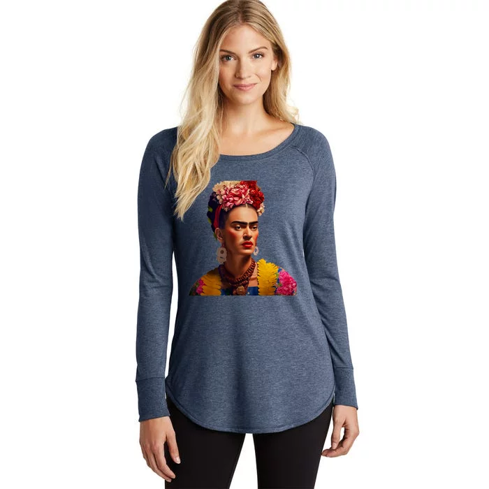 Frida Women's Perfect Tri Tunic Long Sleeve Shirt