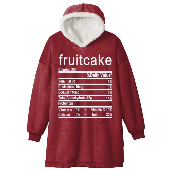 Fruitcake Hooded Wearable Blanket