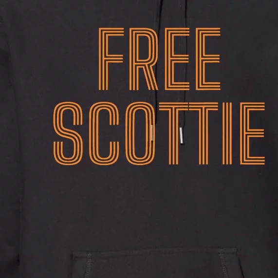 Funny Free Scottie Mug Shot Humour Premium Hoodie