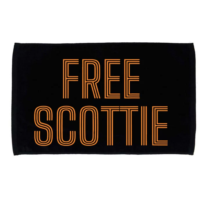 Funny Free Scottie Mug Shot Humour Microfiber Hand Towel