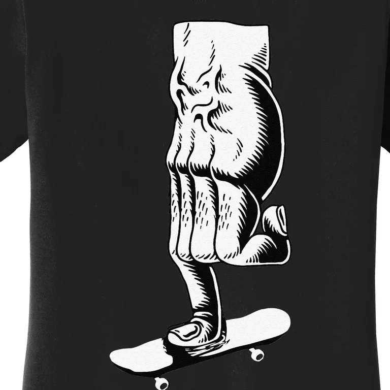 Fingerboard Finger Skateboard Skate Fingerboarding Women's T-Shirt