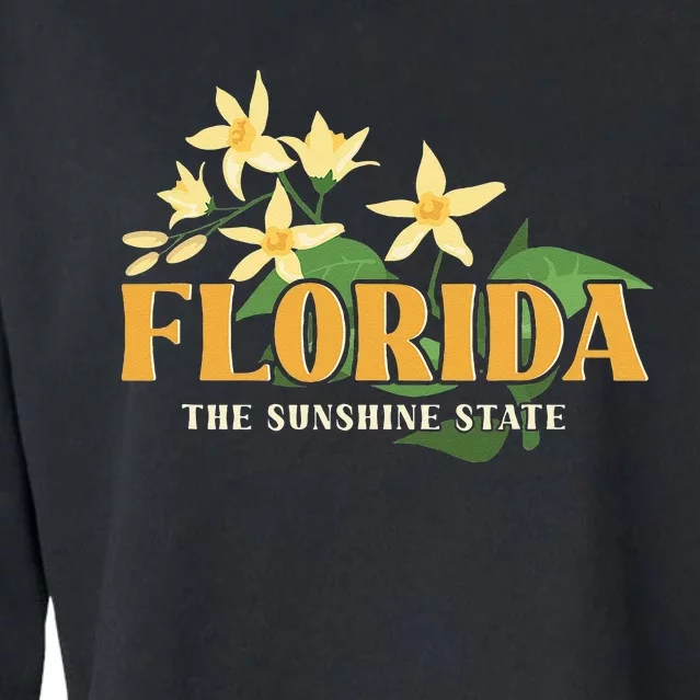 Florida FL Sunshine State Cropped Pullover Crew