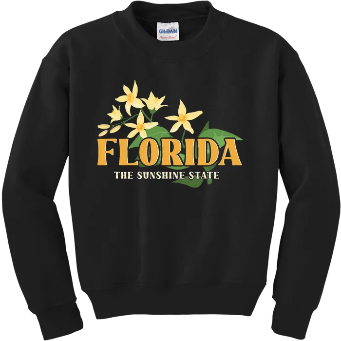 Florida FL Sunshine State Kids Sweatshirt