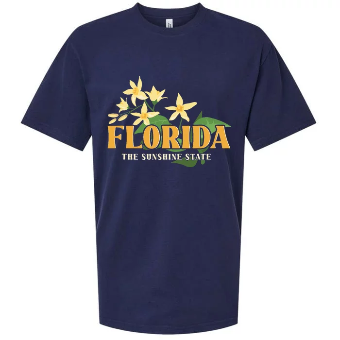 Florida FL Sunshine State Sueded Cloud Jersey T-Shirt