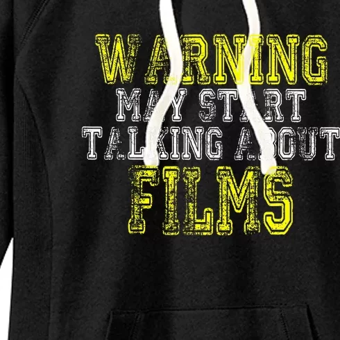 Film Fan Screen Funny Cinema Saying Cinephiles Women's Fleece Hoodie