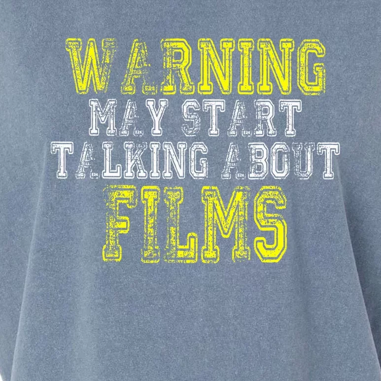 Film Fan Screen Funny Cinema Saying Cinephiles Garment-Dyed Women's Muscle Tee