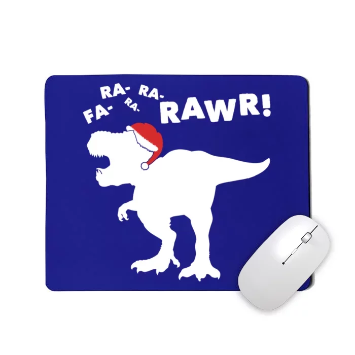 Fararararawr! Funny Santa Christmas Trex Gift Mousepad