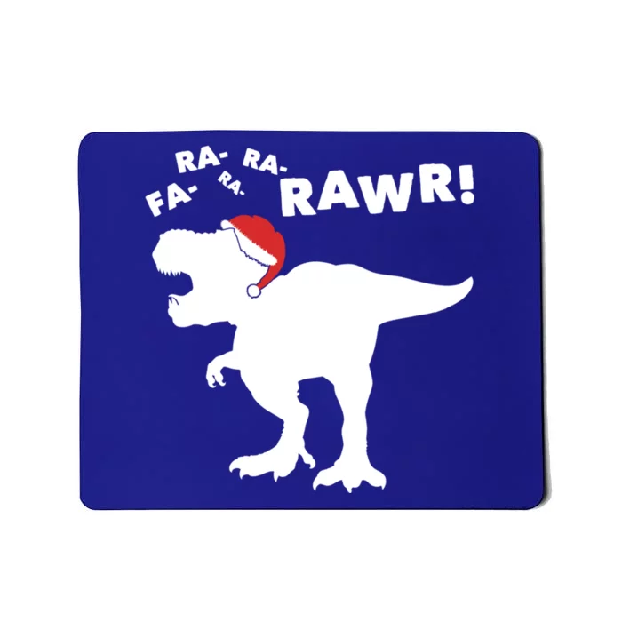 Fararararawr! Funny Santa Christmas Trex Gift Mousepad