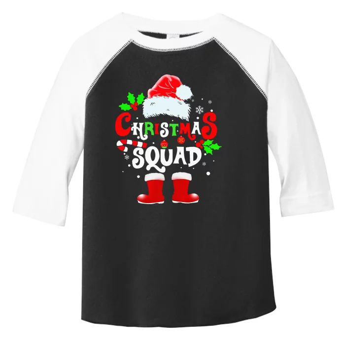 Festive Family Santa Hat Set for Christmas Gathering Toddler Fine Jersey T-Shirt