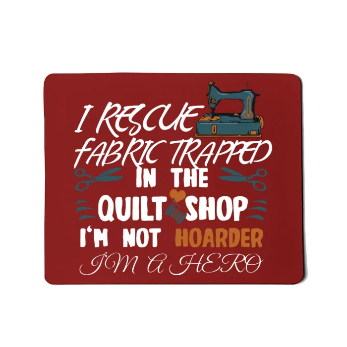 Funny Fabric Sewing Quilting Mousepad