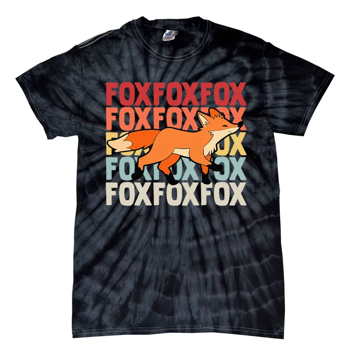 Fox Foxes Smart Tie-Dye T-Shirt