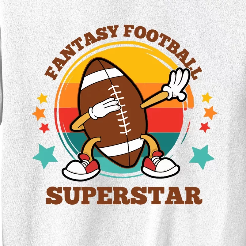 Fantasy Football Superstar Dabbing Football For Dad Son Sweatshirt