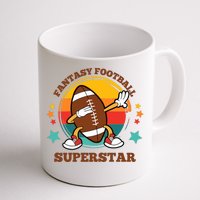 Fantasy Football Superstar Dabbing Football For Dad Son Coffee Mug