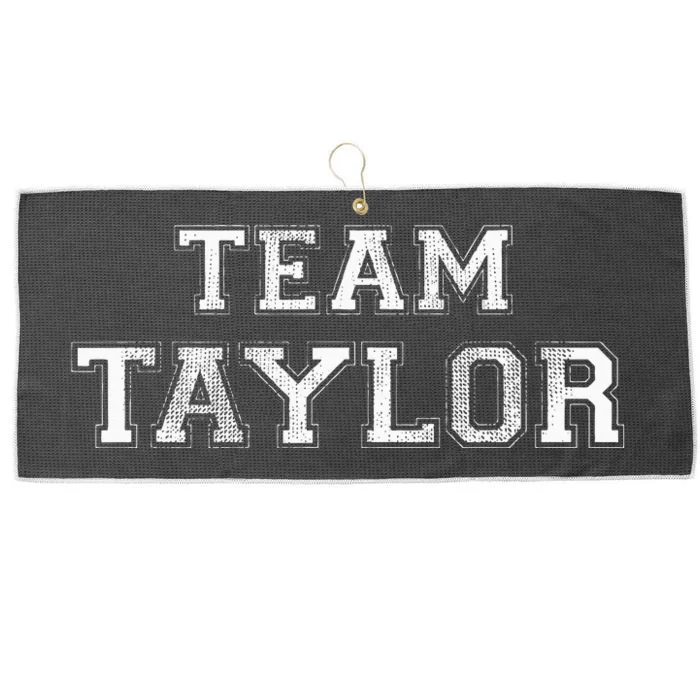 Funny Family Sports Team Taylor Last Name Large Microfiber Waffle Golf Towel