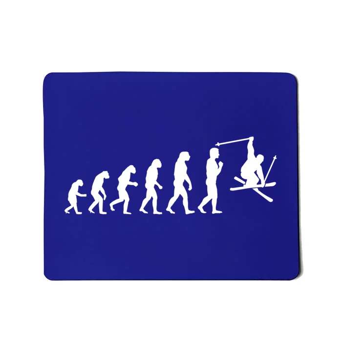 Funny Freestyle Skiing Gift Ski Evolution Cool Gift Mousepad