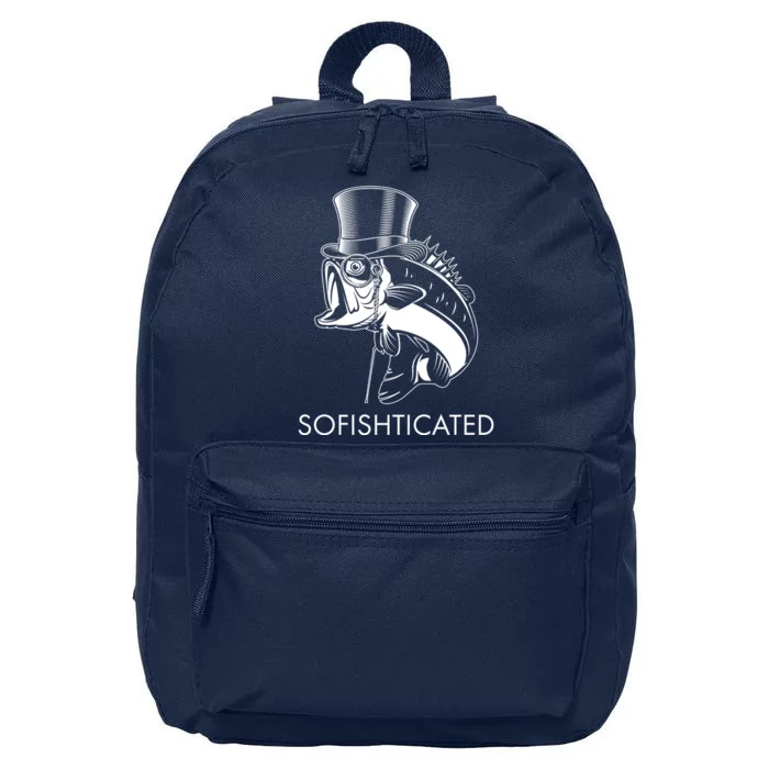 Funny Fancy Sofishticated 16 in Basic Backpack