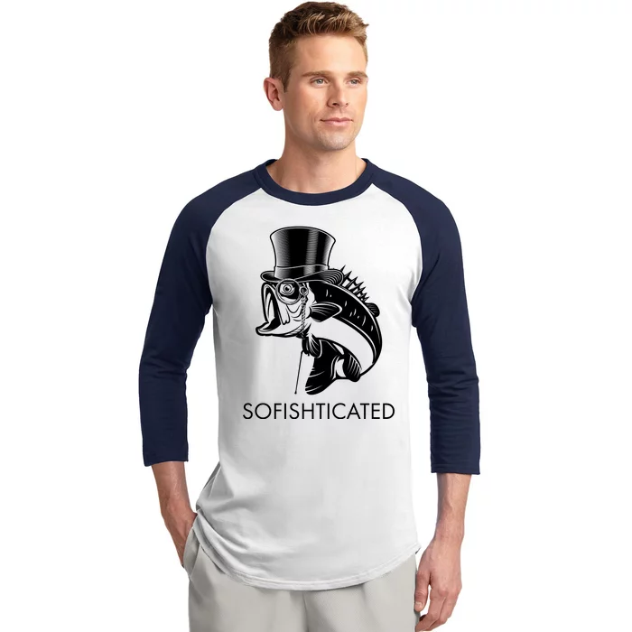 Funny Fancy Sofishticated Baseball Sleeve Shirt