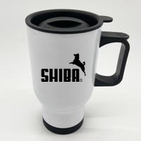 Forever Faster Shiba Stainless Steel Travel Mug