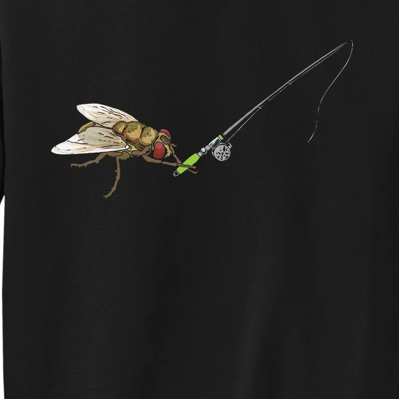 Fly Fishing Sportfishing Angling Angler Funny Joke Pun Tall Sweatshirt