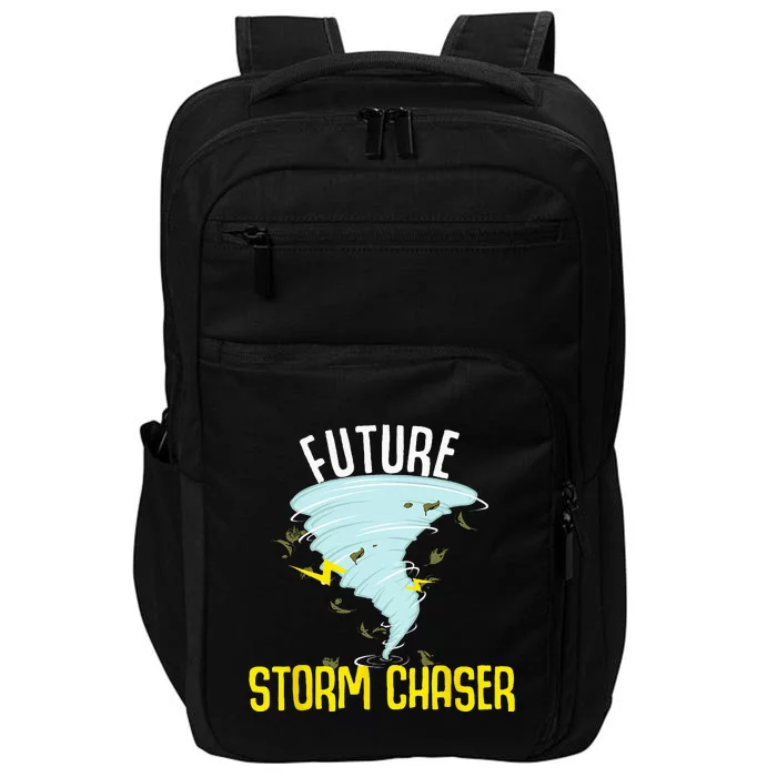 Funny Future Storm Gift For Chaser Meteorologist Impact Tech Backpack