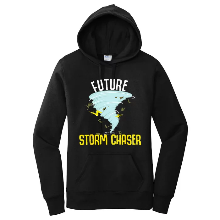 Funny Future Storm Gift For Chaser Meteorologist Women's Pullover Hoodie