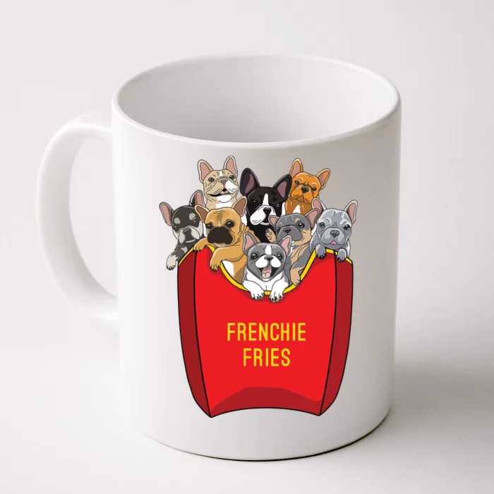 Frenchie Fries Shirts French Bulldog Dog Mom Dog Dad Cute Front & Back Coffee Mug