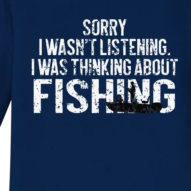 Fishing Funny Sarcasm Quotes Joke Hobbies Humor Baby Long Sleeve Bodysuit