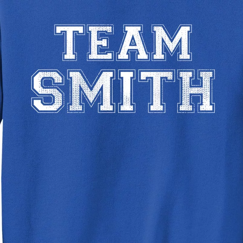 Funny Family Sports Team Smith Last Name Smith Great Gift Tall Sweatshirt