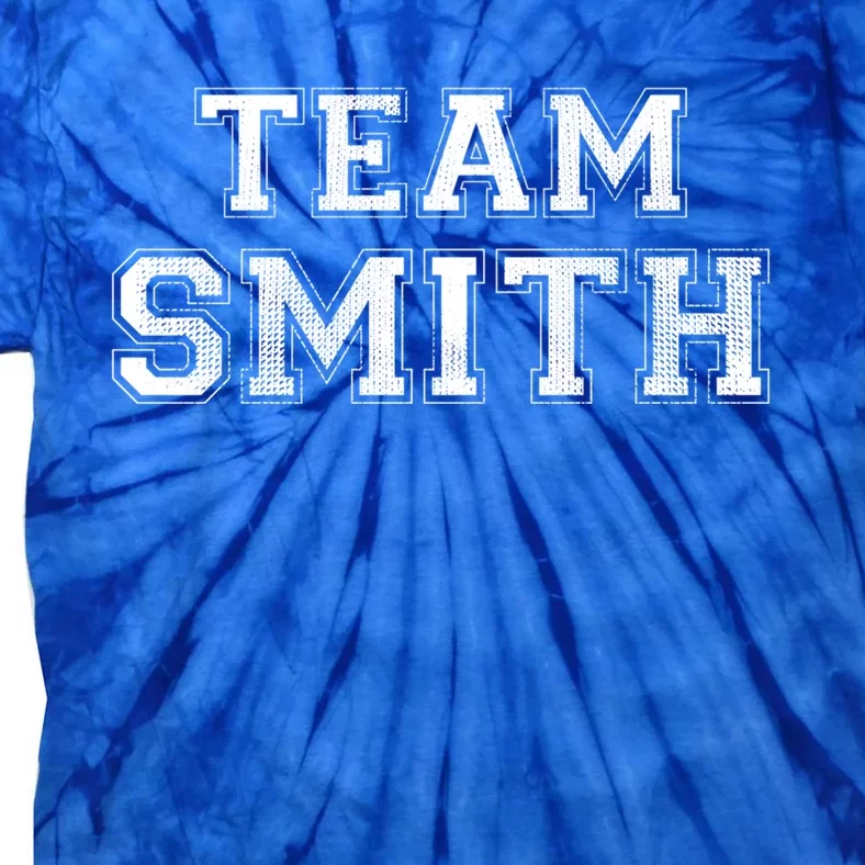 Funny Family Sports Team Smith Last Name Smith Great Gift Tie-Dye T-Shirt