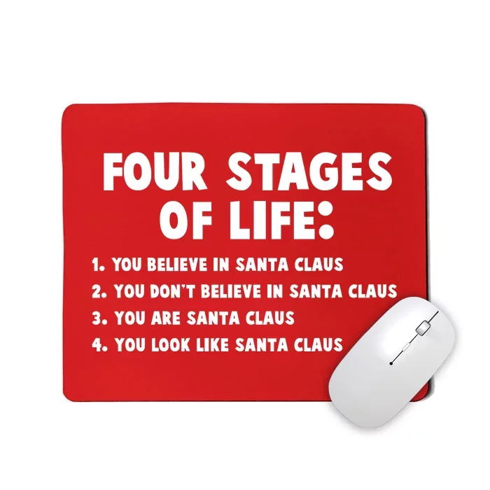 Funny Four Stages Of Life Mousepad