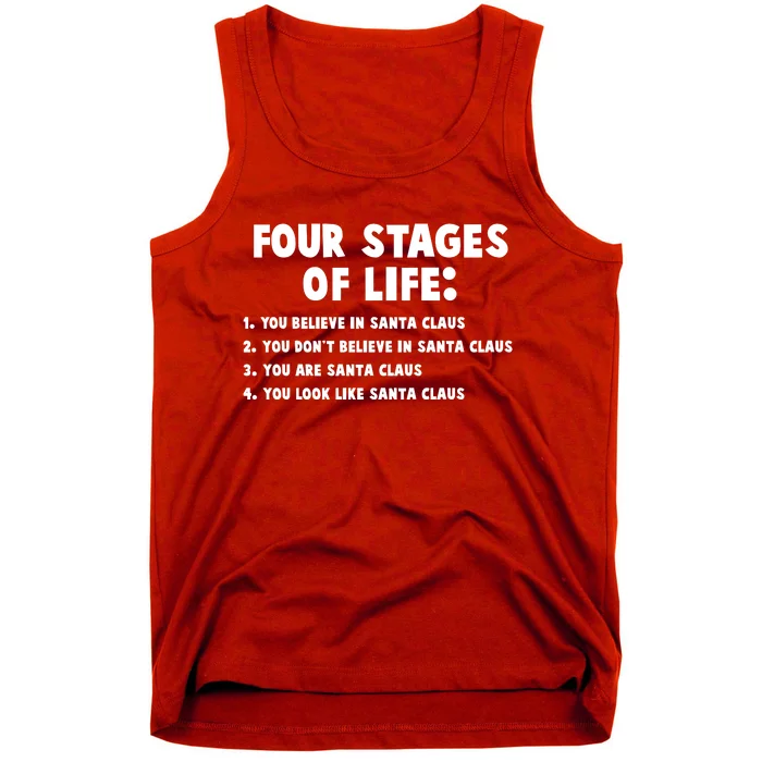 Funny Four Stages Of Life Tank Top