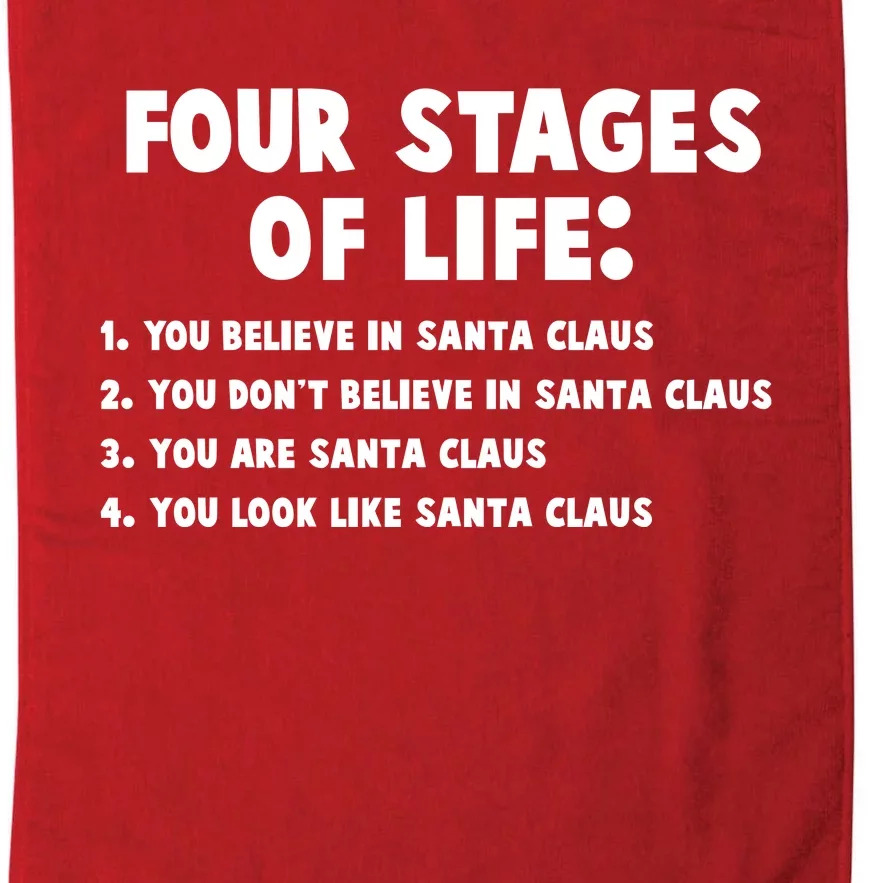 Funny Four Stages Of Life Platinum Collection Golf Towel