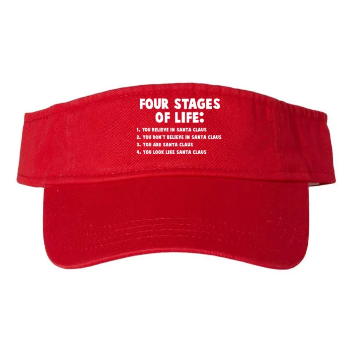 Funny Four Stages Of Life Valucap Bio-Washed Visor