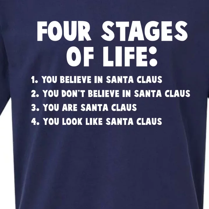 Funny Four Stages Of Life Sueded Cloud Jersey T-Shirt